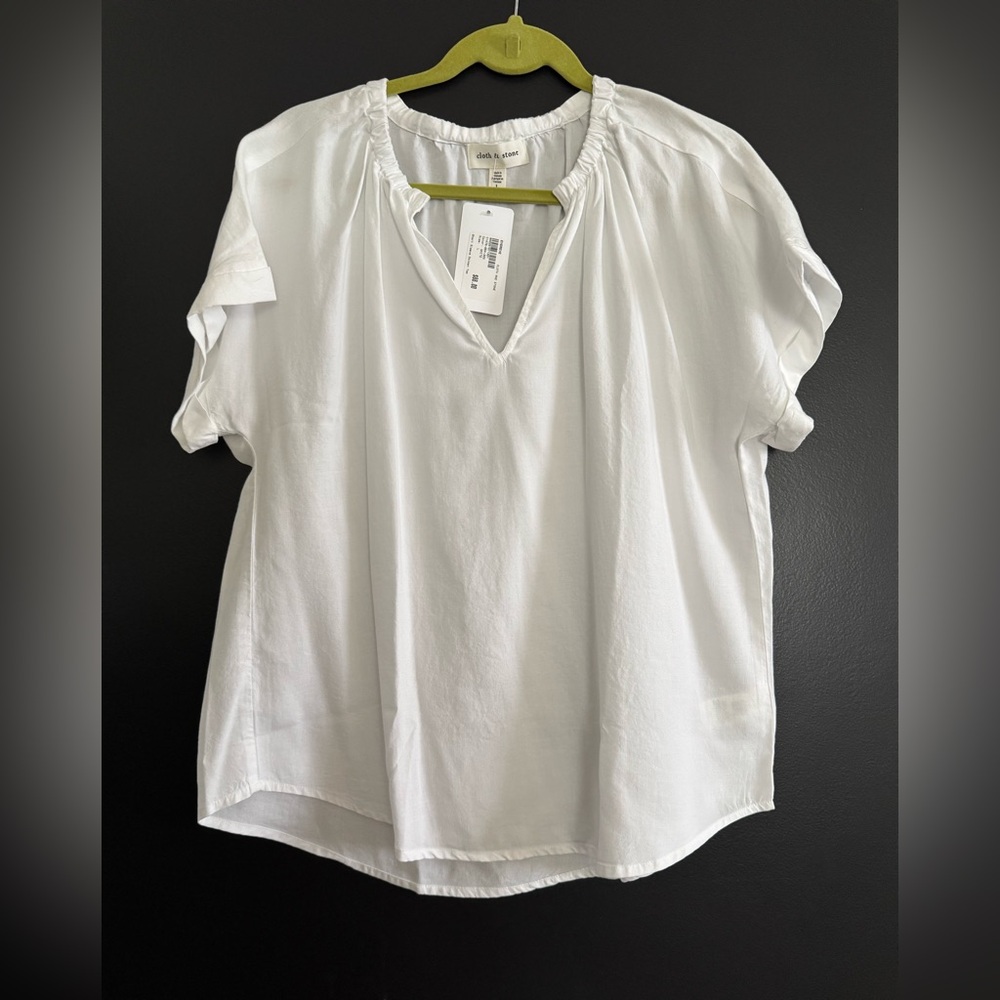 Cloth & Stone White Blouse